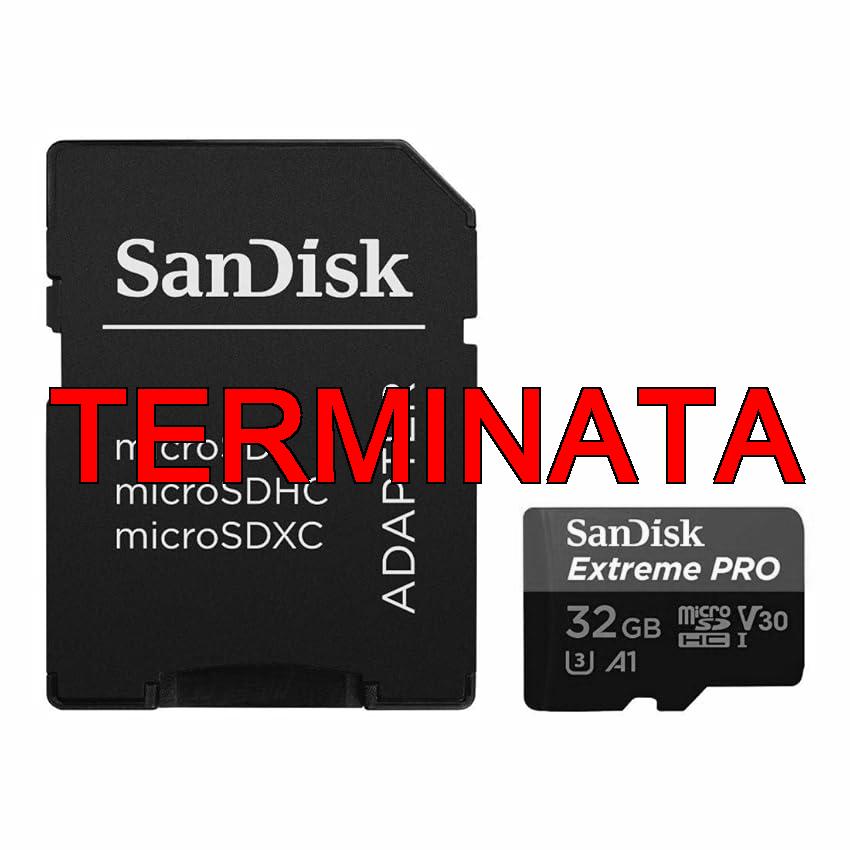 SanDisk Extreme Pro Scheda di Memoria microSDHC da 32 GB e Adattatore SD con App Performance A1 e Rescue Pro Deluxe, fino a 100 MB, sec, Classe 10, UHS-I, U3, V30