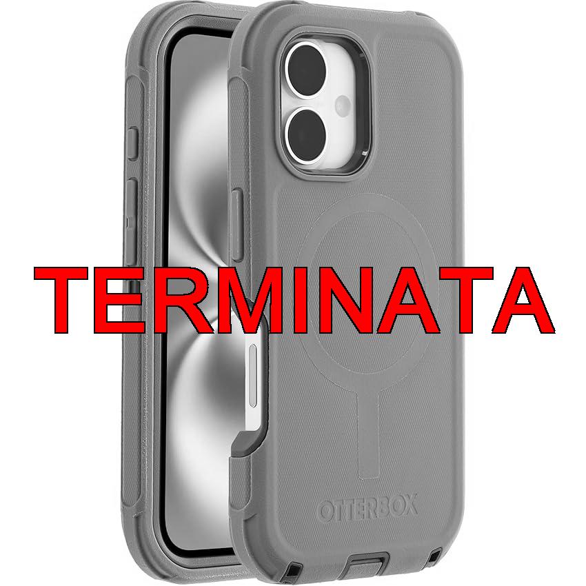 OtterBox Cover Defender Series MagSafe per iPhone 16, custodia protettiva antiurto, a prova di caduta, protezione estrema, testata 7x norme MIL-STD 810G, Blu