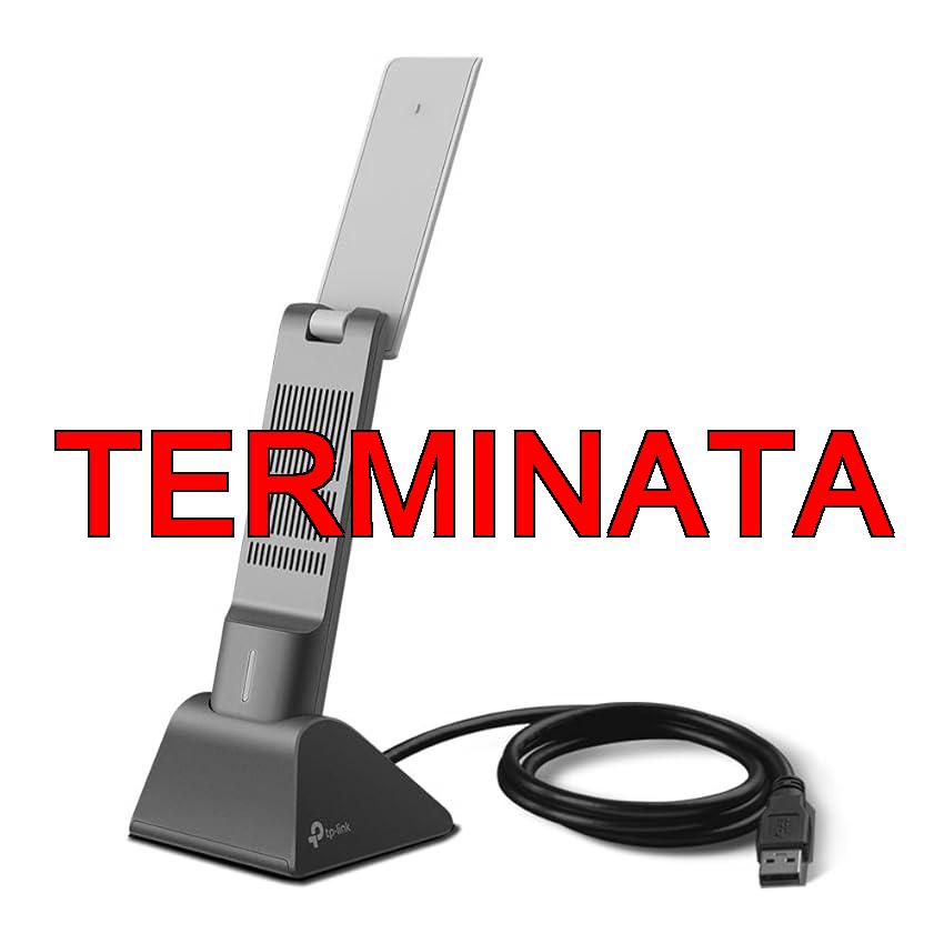 TP-Link Archer TX20UH Adattatore USB WiFi 6 AX1800Mbps, USB 3.0, Antenne Ad Alto Guadagno, WPA3, OFDMA, MU-MIMO, Chiavetta WiFi per PC Fisso, Scheda di Rete WiFi, Windows 11, 10