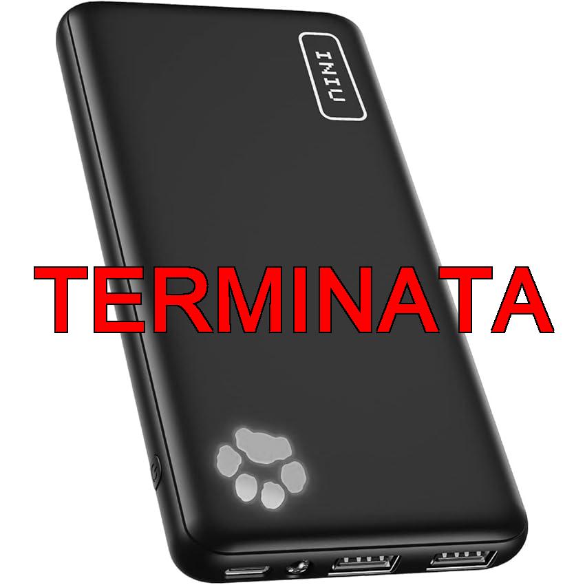 INIU Power Bank, 10000mAh Ultra Sottile & Leggero Ricarica Rapida Powerbank, Caricatore Portatile Porta per iPhone 17 16 15 14 13 Pro Max Mini Plus Samsung Huawei iPad Pro etc