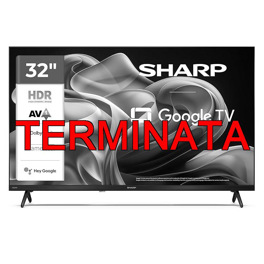 Sharp 32HF2365E – GOOGLE TV, 32″ HD, FRAMELESS,60Hz, Bluetooth, Sonido 2x3W, HDMIx3,USBx2, Colore nero