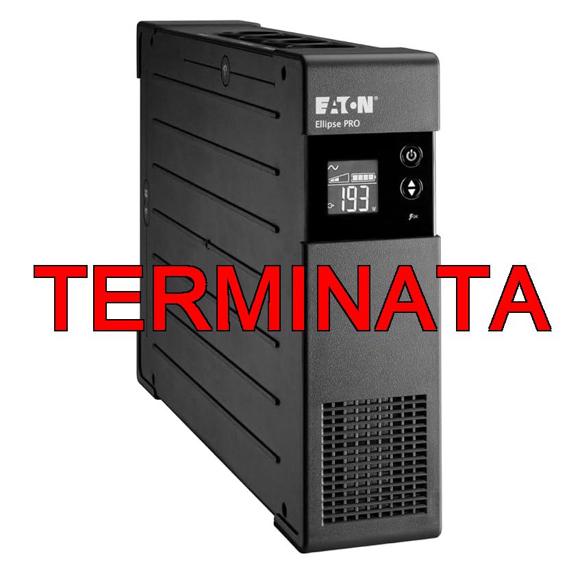 Eaton Serie Ellipse Pro UPS ELP1600DIN – 1600VA 1000W con AVR per protezione avanzata, 8 prese Schuko, USB e sicurezza linea dati RJ45 – Nero (B00CTFTL68)