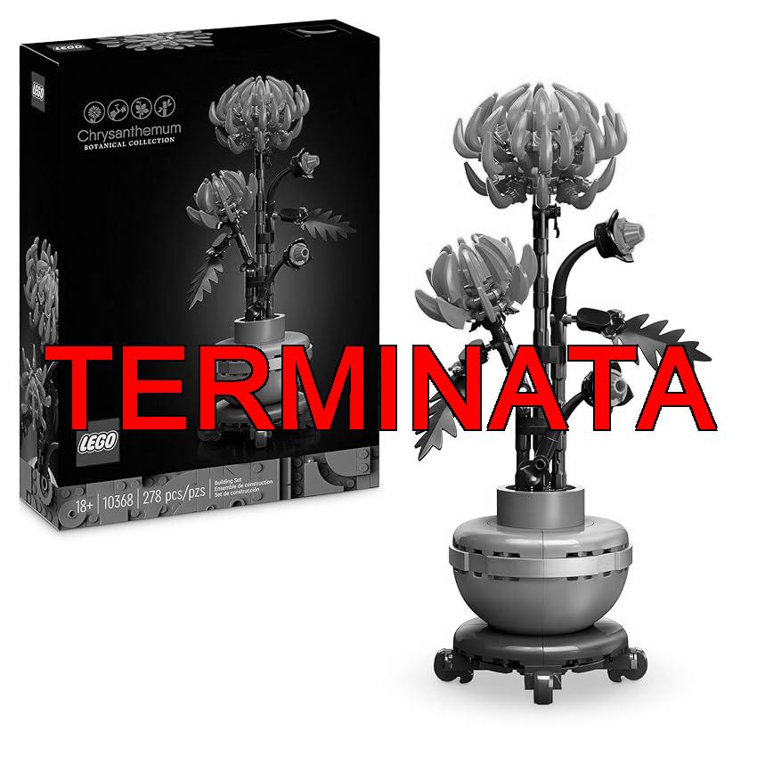 LEGO Botanicals Crisantemo – Fiore Finto Artificiale da Costruire – Decorazione Floreale per Casa Fai da Te – Hobby Creativo per Adulti – Regalo per Donna, Uomo da Collezione – 10368
