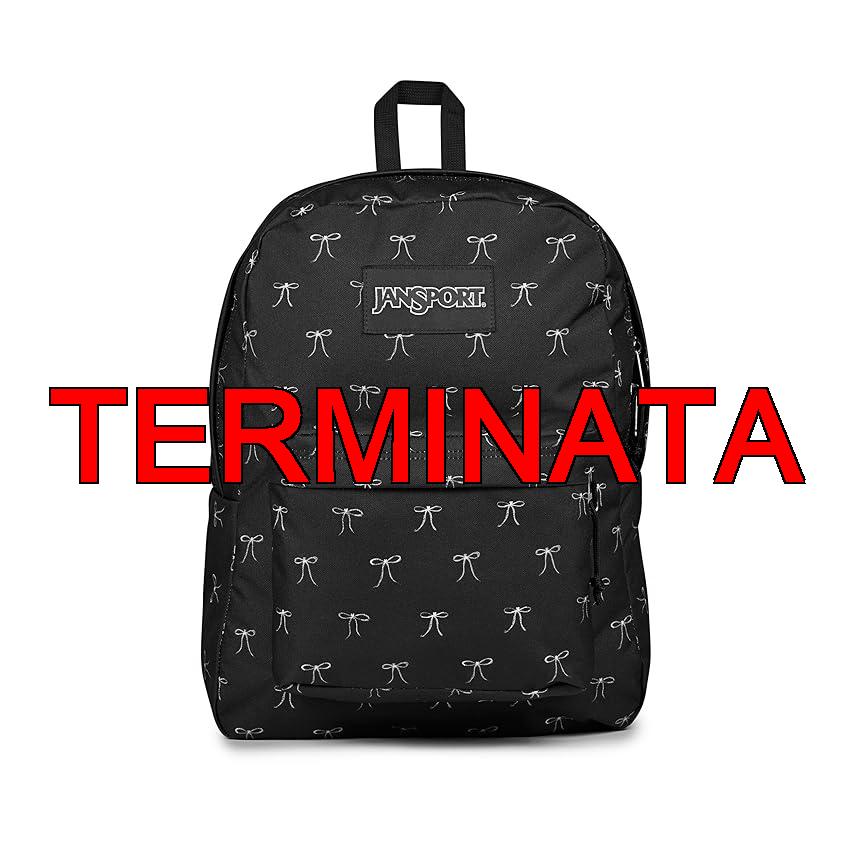 JanSport Superbreak One Zaino grande, 42 x 13 x 32 cm, Bad Bows, Nero