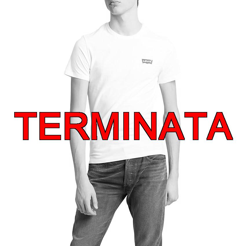 Levi’s 2-Pack Crewneck Graphic Tee, T-shirt Uomo, Beige ( White ,  Mid Tone Grey Heather ), XS