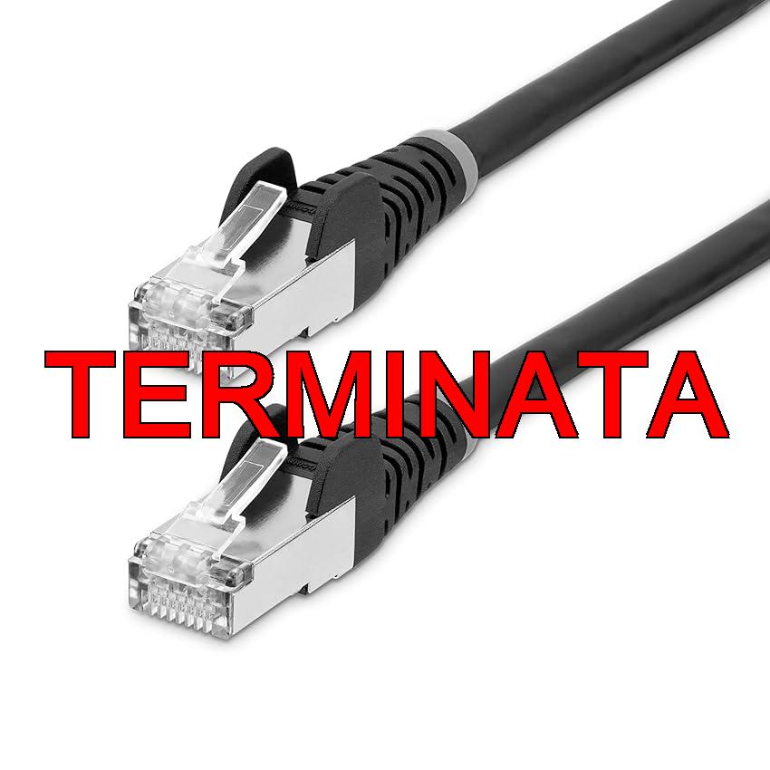 StarTech.com Cavo Ethernet CAT 6a – 5m – Nero – Cavo di rete LAN Low Smoke Zero Halogen (LSZH) – 10GbE 500MHz 100W PoE++ – Cavo patch schermato S, FTP RJ45 antigroviglio (NLBK-5M-CAT6A-PATCH)