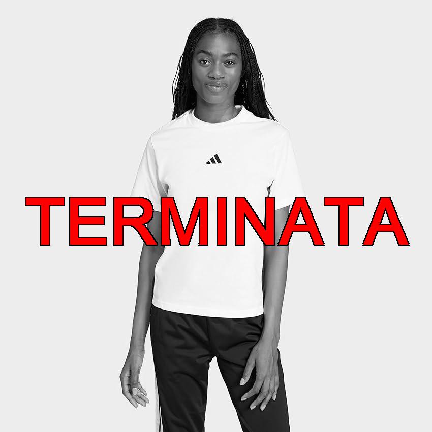 adidas Femme Essentials 3-Stripes Cotton T-Shirt, White, Black, S