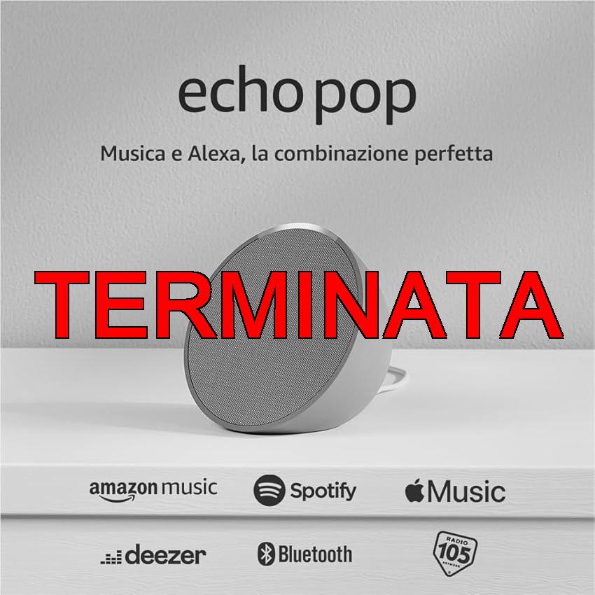 Echo Pop (Ultimo modello) | Altoparlante Bluetooth intelligente con Alexa, compatto e dal suono potente | Verde petrolio