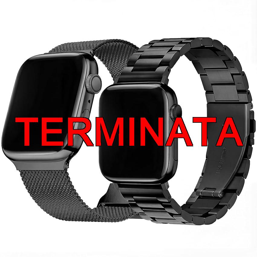 Cinturino da orologio in metallo Hongxinzhan 2pcs compatibile con Apple Watch 46mm (Serie11 10) 45mm 49mm (Ultra) 44mm 42mm (Serie3-1) Cinturino di ricambio per iWatch SE Ultra 3 2 1 Serie 11 10 98765