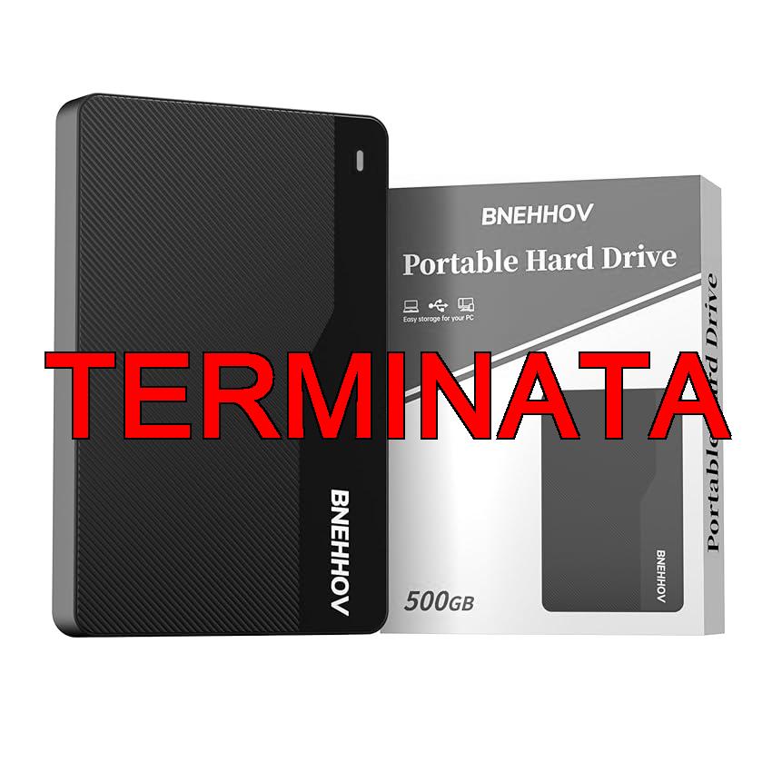 BNEHHOV Hard Disk Esterno, 500GB Ultra Sottile 2,5 Pollici Portatile USB 3.0 HDD Plug and Play SATA Disco Rigido Storage Compatibile per PC,TV, Mac, Laptop, Windows, PS4, Xbox, Chromebook, Wii U