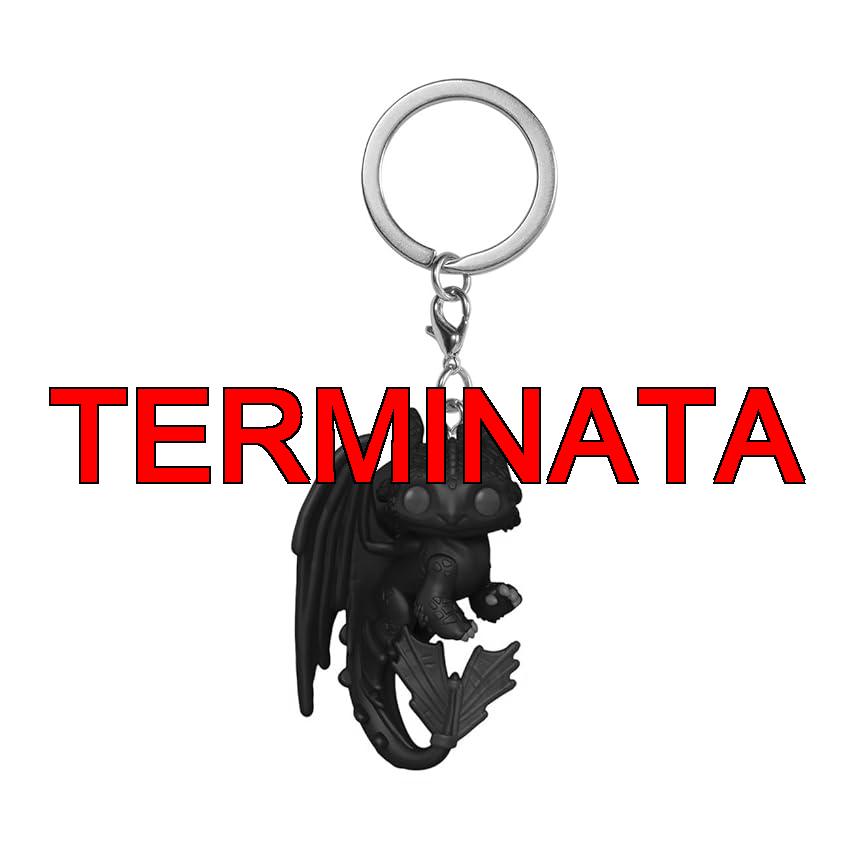Funko POP! Keychain: How to Train your Dragon – Live Action – Toothless – Figura in vinile da collezione – Idea regalo – Prodotto ufficiale – Giocattoli per bambini e adulti