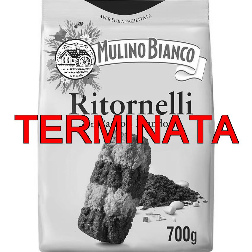 Mulino Bianco Biscotti Frollini Ritornelli con Cacao e Mandorle, Senza Olio di Palma, Colazione Ricca di Gusto, 700 g
