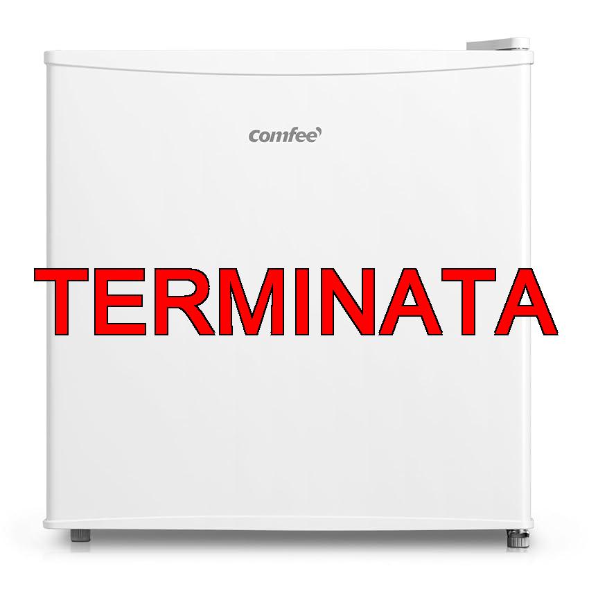 COMFEE’ RCD50WH2(E) Mini frigo bar 43L e zona refrigerante, Frigorifero piccolo Monoporta, Silenzioso, Adatto per Hotel, Casa, Ufficio, 47.2 x 45 x 49.2 cm, Bianco