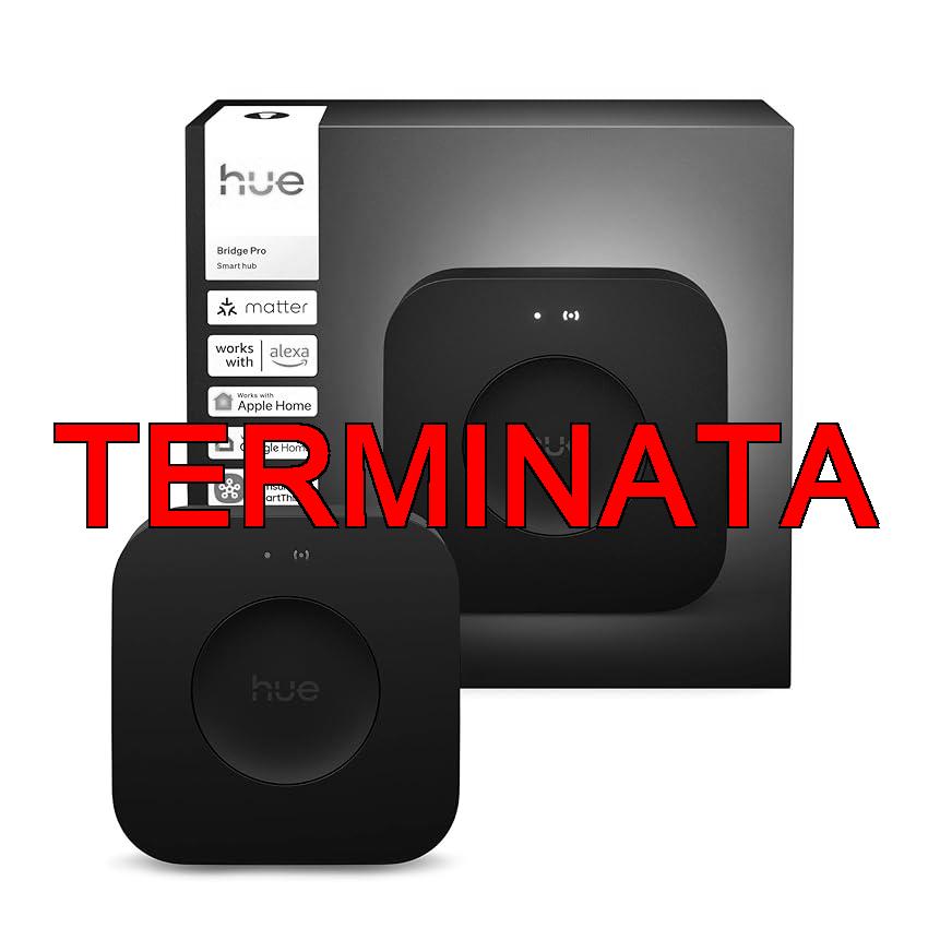 Philips Hue Bridge Pro, Smart Light Hub, Wireless, Crittografia avanzata, Supporta 150+ luci e 50+ accessori, Funziona con Apple Home, Amazon Alexa, Google Assistant, Samsung SmartThings