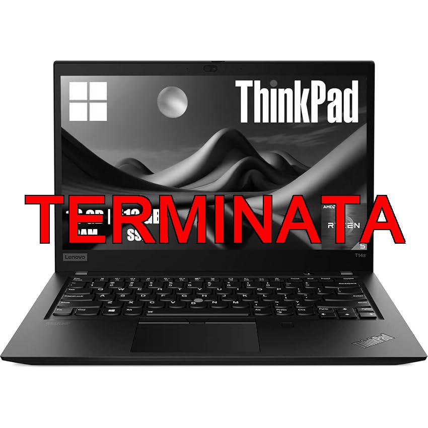 Lenovo Thinkpad T14s Gen 1 Business Laptop, 14″ FHD (1920 x 1080), AMD Ryzen 5 Pro 4650U, 16 GB RAM, SSD da 512 GB, tastiera QWERTY Windows 11 Pro (ricondizionato)