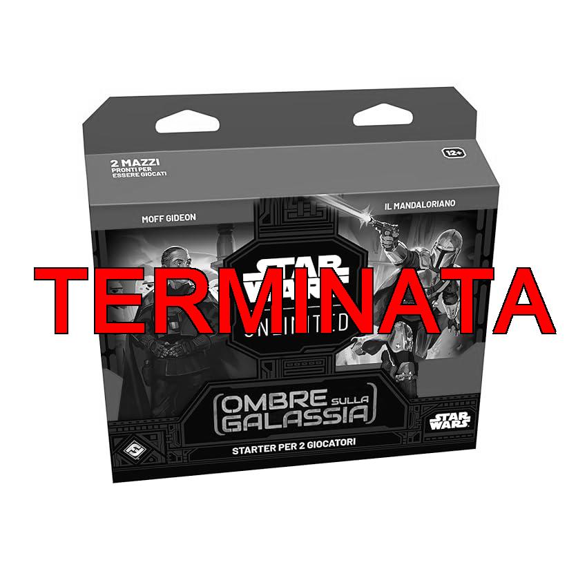 Asmodee Star Wars: Unlimited TCG Ombre sulla Galassia STARTER SET – Domina la galassia! Gioco di carte collezionabili per bambini e adulti, dai 12 anni in su, 2 giocatori, Edizione in Italiano