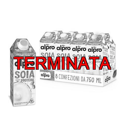 Immagine di ALPRO CLASSICO, Bevanda alla SOIA, 100% vegetale con vitamine B2, B12 e D2 (8 confezioni da 750 ml)