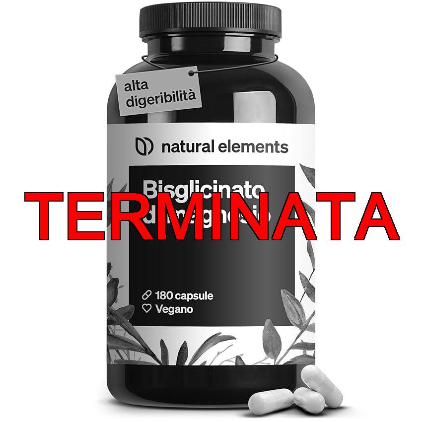 Magnesio Bisglicinato, 300mg di magnesio elementare, dose giornaliera, 180 capsule, Scorta 2 Mesi, Magnesio chelato, altamente digeribile, vegano, Dosaggio ottimale, Integratore Magnesio glicinato