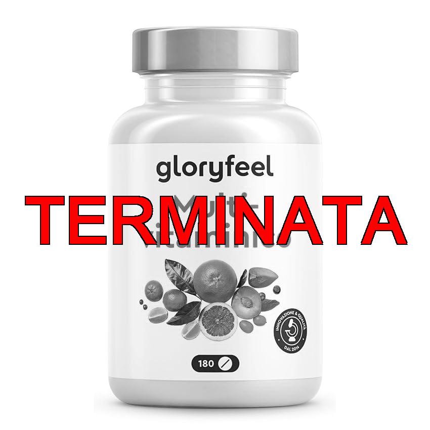 Multivitaminico Integratore Completo, 180 Compresse per 6 Mesi di Scorta, Vitamine A, B, C, D3, E e Minerali Essenziali, Calcio, Zinco e Selenio, Senza Additivi, Qualità Testata