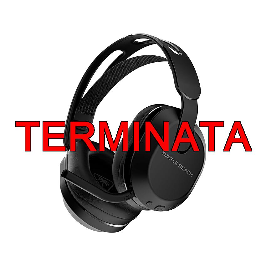 Turtle Beach Stealth 500 Nero PlayStation Cuffie da Gioco Wireless con 40 ore Batteria e Bluetooth per PS5, PS4, PC e Mobile