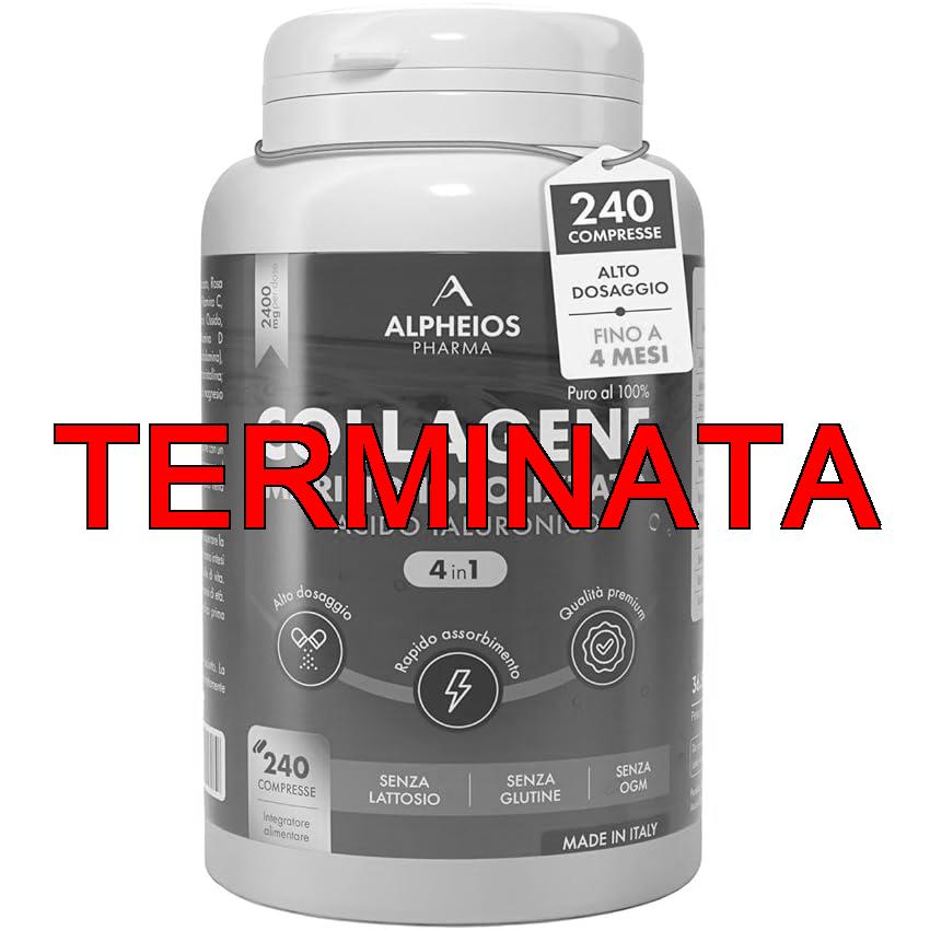 Collagene Marino con Acido Ialuronico – 240 Compresse 2400mg di Collagene Idrolizzato, Integratore con Biotina + Zinco + Selenio + Vitamina C + Coenzima Q10 per Pelle, Capelli, Unghie e Articolazioni