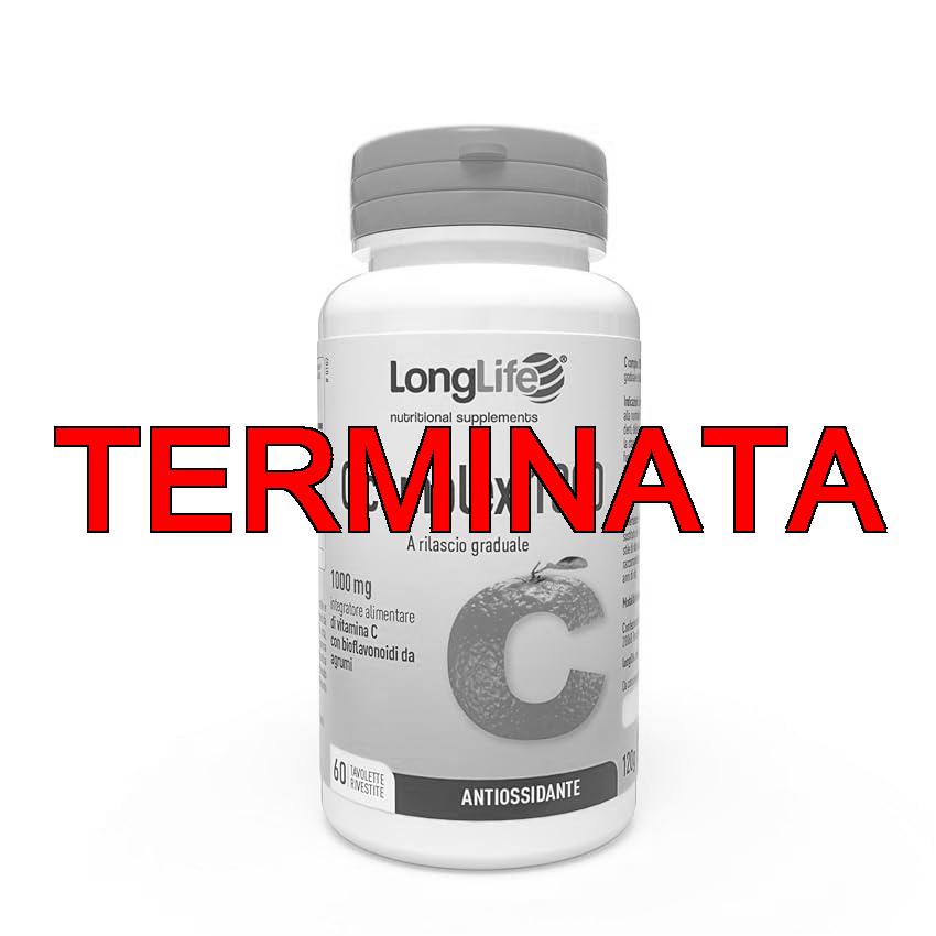 LongLife® C complex 1000 | Vitamina C 1000 mg a rilascio graduale | Alto dosaggio | Con bioflavonoidi da agrumi e quercetina | Difese immunitarie | 2 mesi di trattamento | Vegano e senza glutine