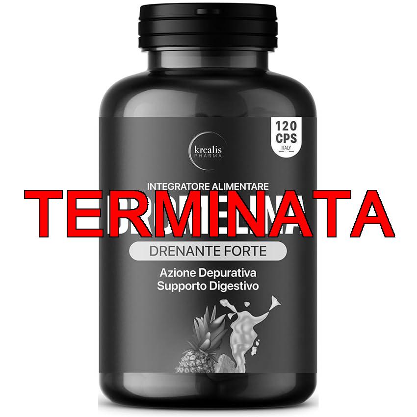 Bromelina Forte Drenante – 5000 GDU, g + 2500 GDU, g – PURA EXTRA forte da Ananas, Azione Anticellulite e Detox, Bromelina Plus Drenante Gambe, Made in Italy