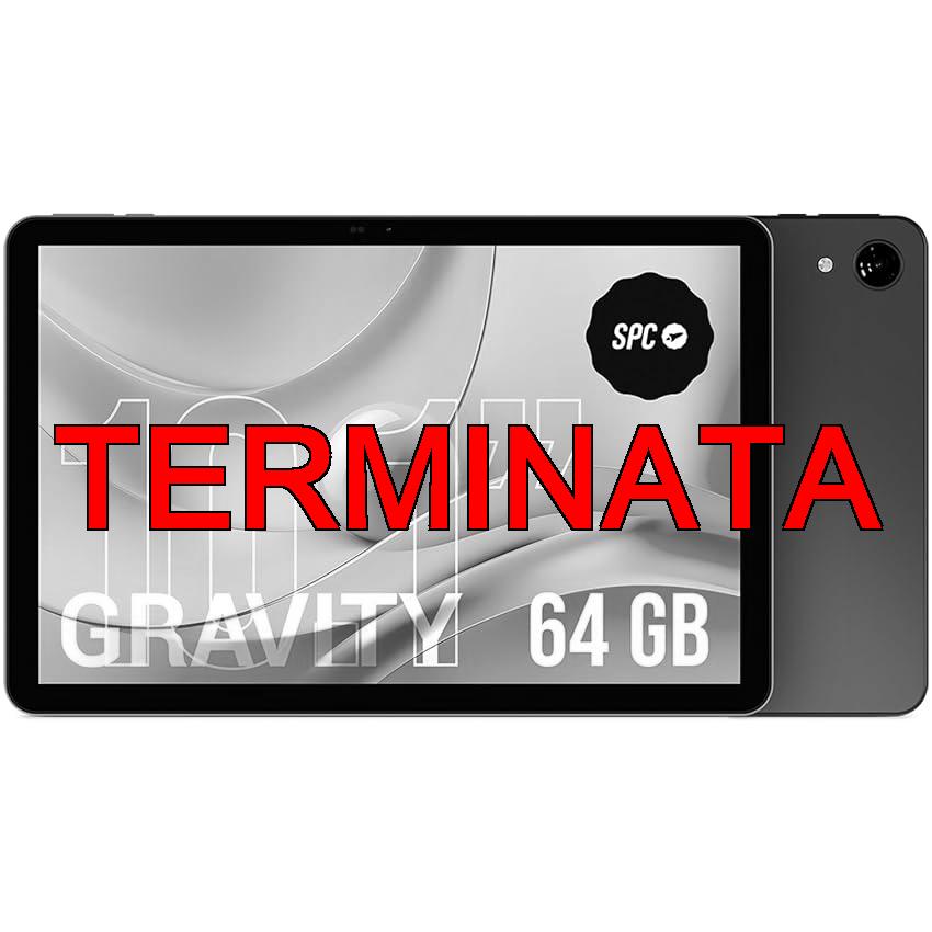 SPC Gravity – Tablet 10,1 pollici HD colore nero | Octa-Core, 4 GB di RAM e 64 GB di memoria espandibile | 9,5 ore di durata della batteria | Controllo genitori Google Family Link | Androide 14