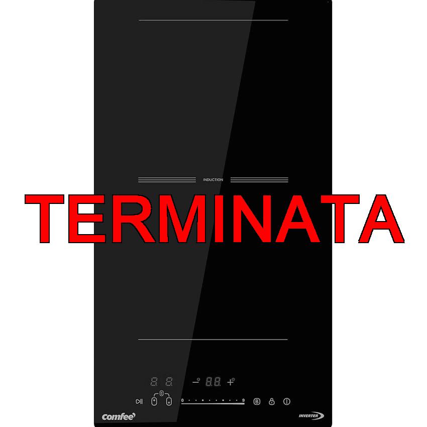 COMFEE’ CIH351D215K1 Piano Cottura ad Induzione con 2 Zone Flessibili, 9 Livelli di Potenza con Funzione Boost, Superficie di Cottura 20% maggiore, Blocco Bambino, Controllo a Tocco