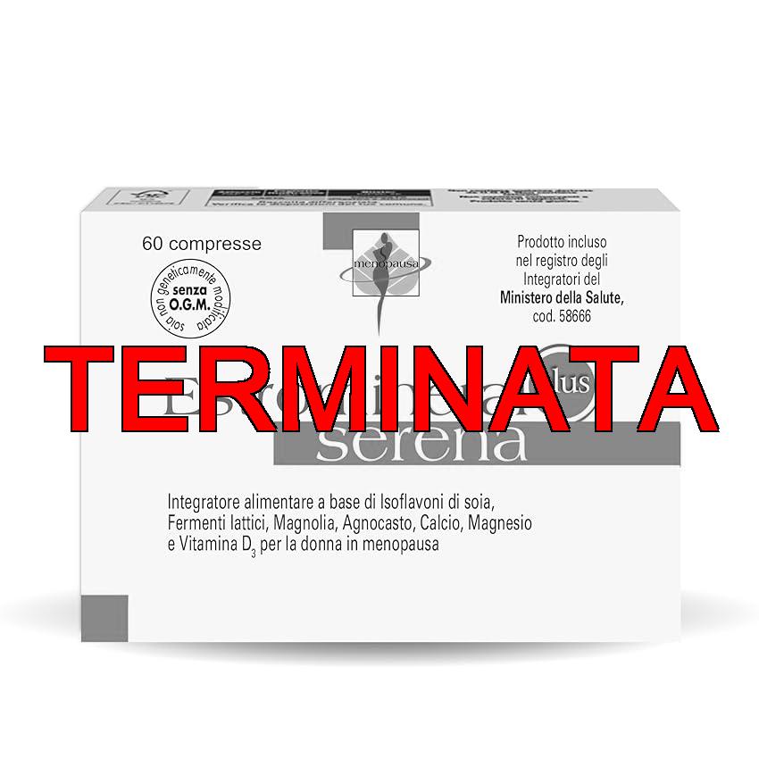 Estromineral Serena Plus – Integratore Menopausa per Vampate, Insonnia, Umore e Salute delle Ossa – Naturale con Isoflavoni di Soia – 60 Compresse Senza Glutine e Lattosio