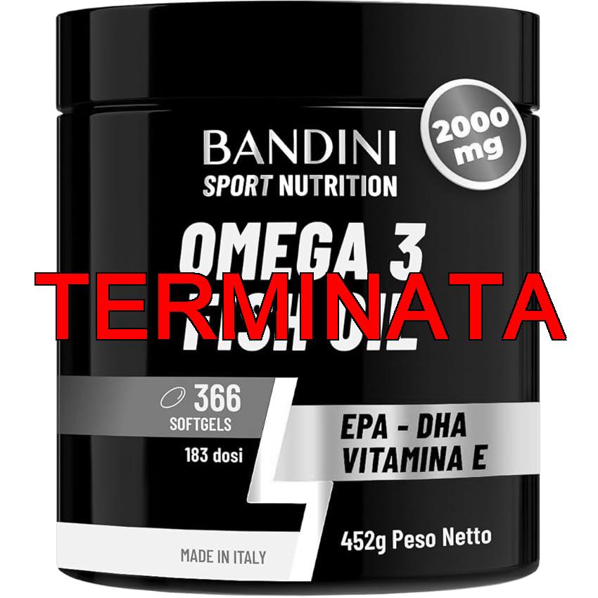 Bandini® Omega 3 Olio di Pesce 2000mg | 366 Capsule Molli (6 mesi) ad Alto Dosaggio – 600mg Acidi Grassi Essenziali EPA e DHA in forma di trigliceridi bioattivi | Omega-3 Softgels – Senza retrogusto
