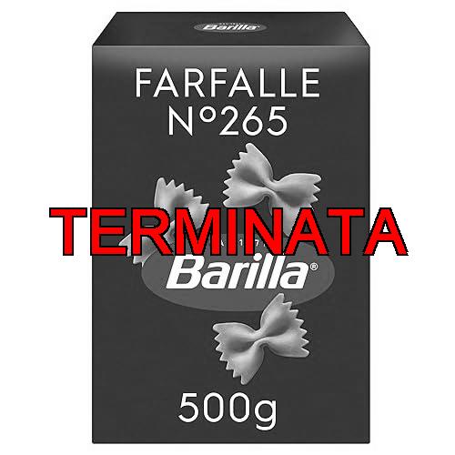 Barilla Pasta Farfalle N.265, Pasta Corta di Semola di Grano Duro, I Classici, Tempo di Cottura 13 Minuti, Confezione da 500g
