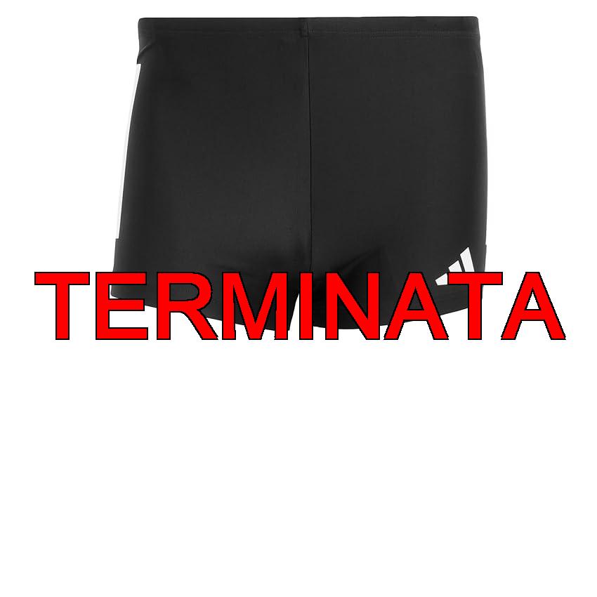 adidas Homme 3 STRIPES SWIM BOXERS, Black , White, XS Short