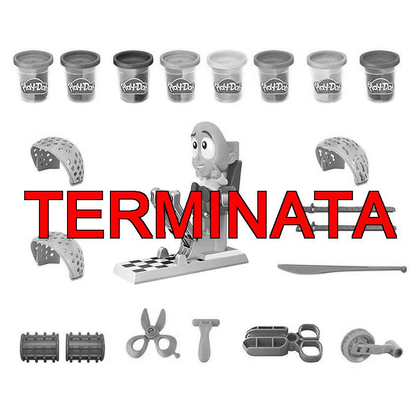 Play-Doh Hasbro Fantastico Barbiere Playset con Pasta da Modellare e Accessori per Bambini dai 3 Anni in su