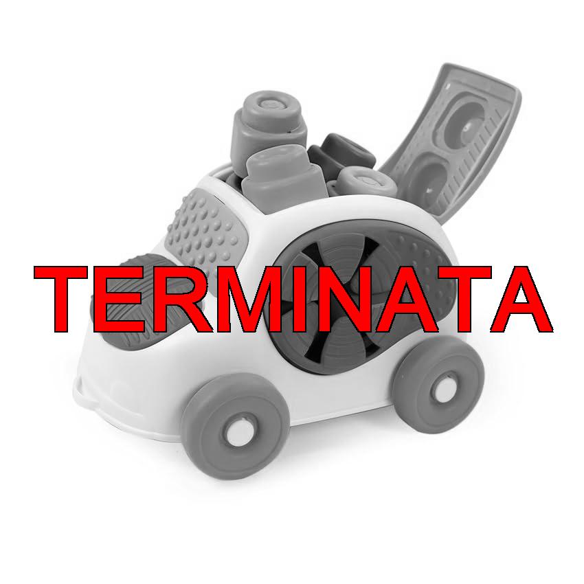 Clementoni Soft Clemmy – Touch, Move And Play Sensory Car, Bambini 6-36 Mesi, Macchinina Raccoglitore 8 Mattoncini, Gioco Prima Infanzia, Sviluppa Manualità e Percezione Tattile, Made in Italy, 17315