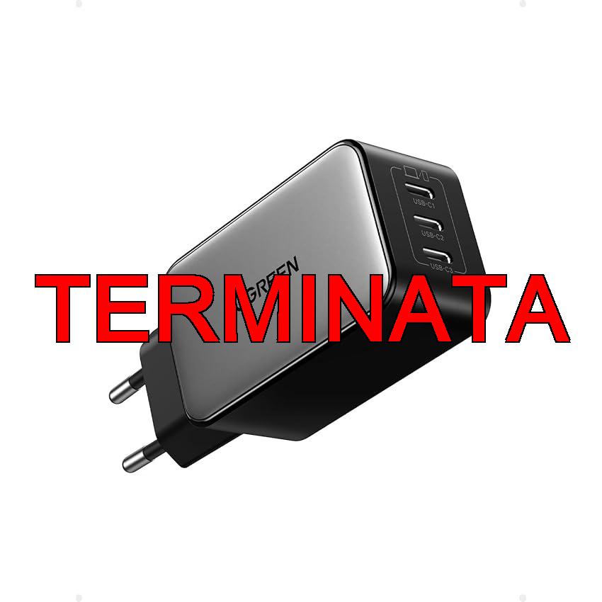 UGREEN Nexode Caricatore 65W con 3 USB C, Caricabatteria 45W PPS Ricarica Rapida GaNInfinity Compatibile con MacBook Pro Air, iPad, iPhone 17 Pro Max Air, Serie 16-12, Pixel 8 7, Galaxy S25