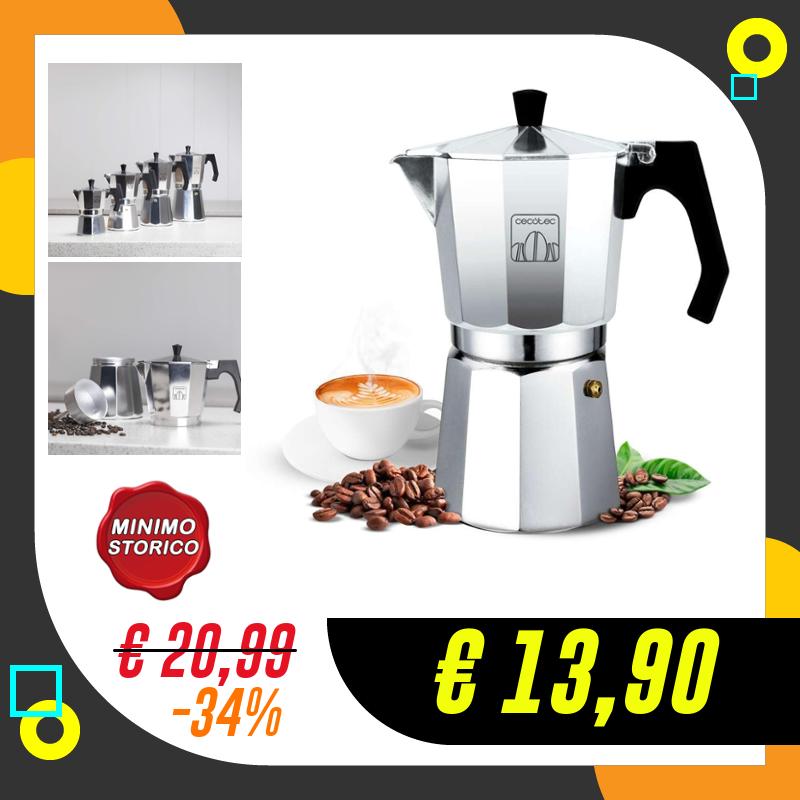 Cecotec Caffettiera Italiana Moka Express Mokclassic 900 Shiny. Caffettiera…