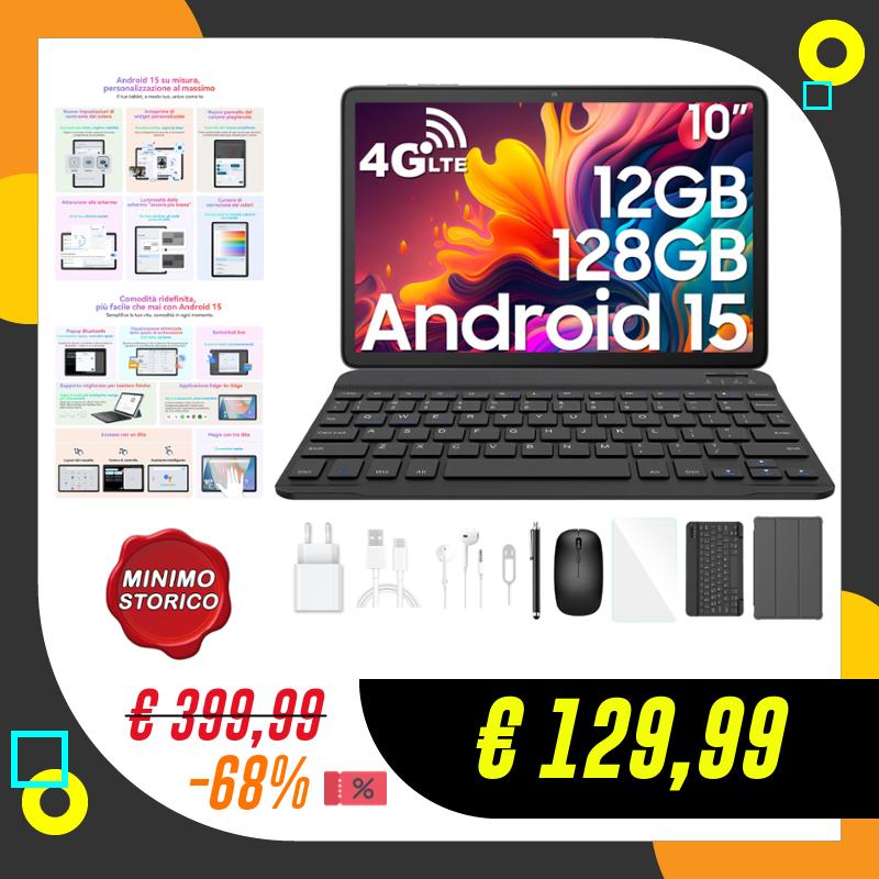 Blackview Tablet Android 15 Tab 60 Pro 10 Pollici…