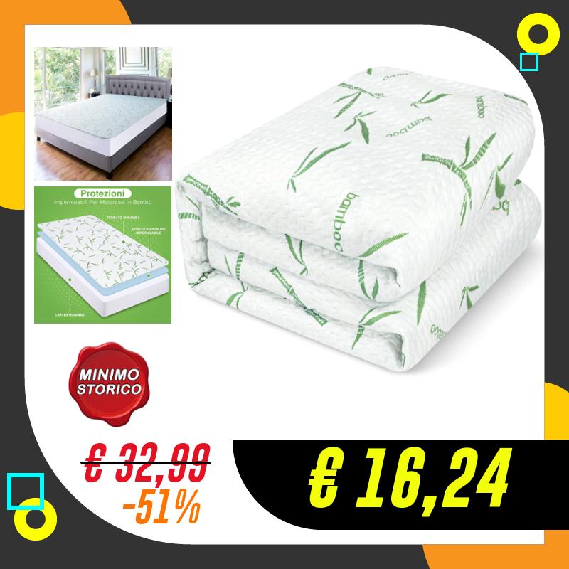 Utopia Bedding Coprimaterasso Matrimoniale Impermeabile 160 x 200 x…