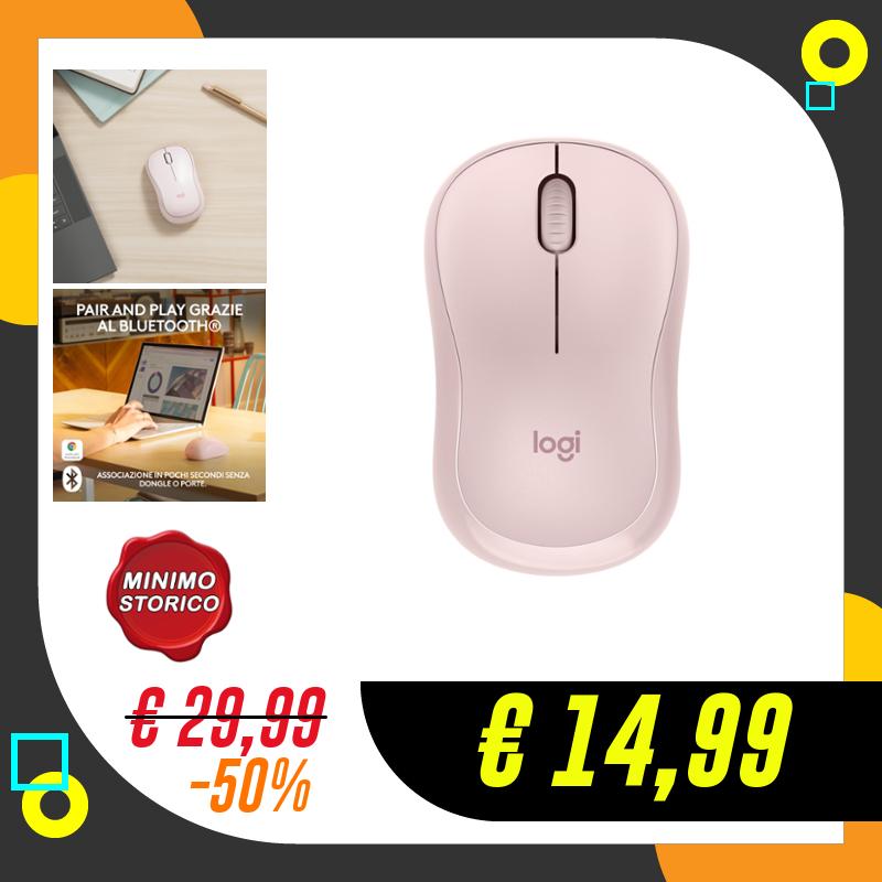 Logitech M240 Silenzioso Bluetooth Mouse, Wireless