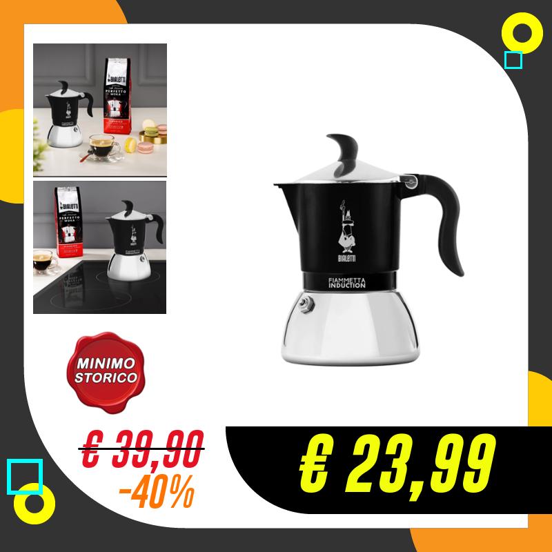 Bialetti Fiammetta Induction Caffettiera, Aluminium