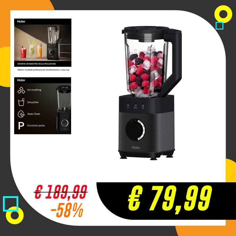 Haier Frullatore I-Master Serie 5, Funzione Ice Crush