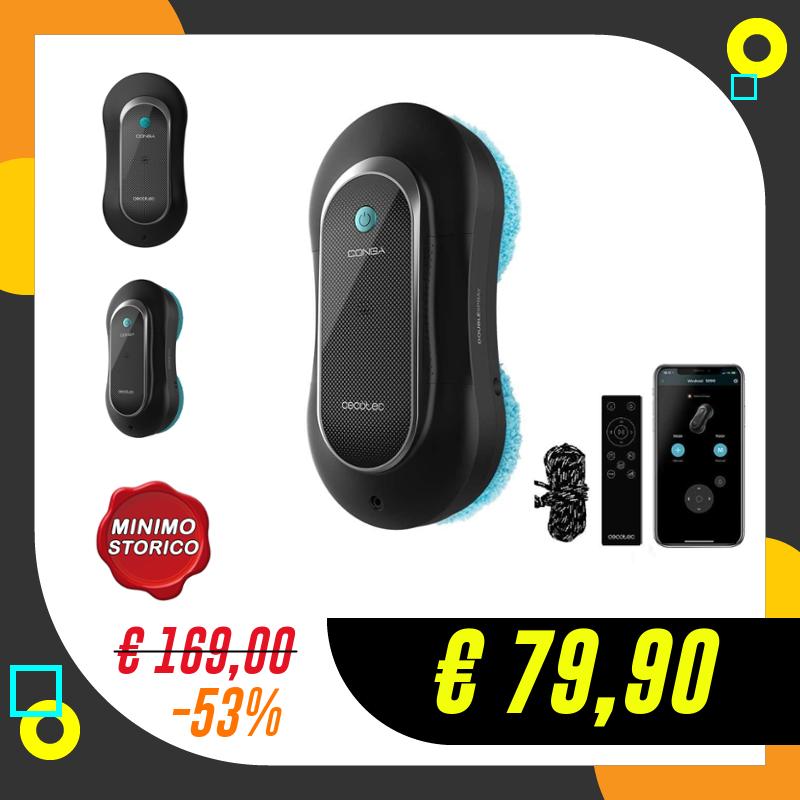 Cecotec Robot Lavavetri Conga Windroid 1090 Double Spray Connected….
