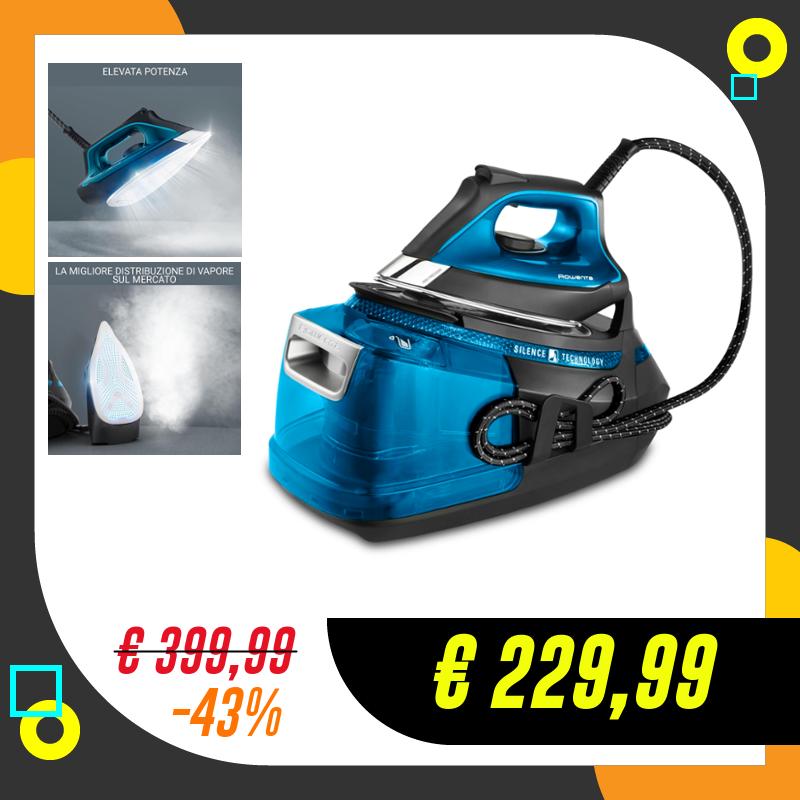 Rowenta Silence Steam Pro DG9222, Ferro da Stiro con…