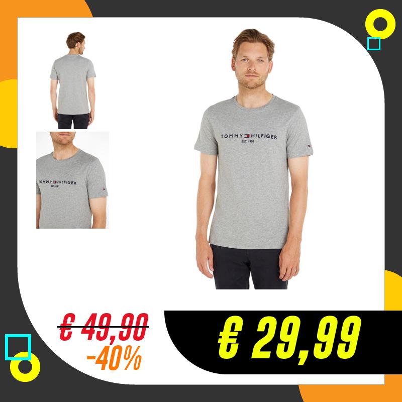 Tommy Hilfiger CORE TOMMY LOGO TEE MW0MW11465, Uomo