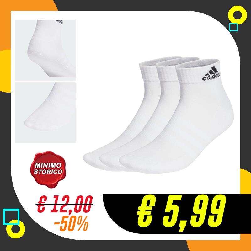 adidas Unisex – Adulto Cushioned Sportswear Ankle Socks 3…