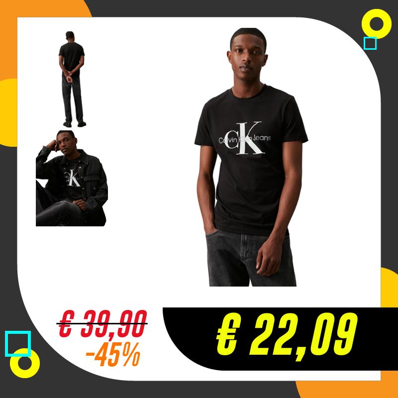 Calvin Klein Core Monologo Slim Tee J30j320935 Magliette a…