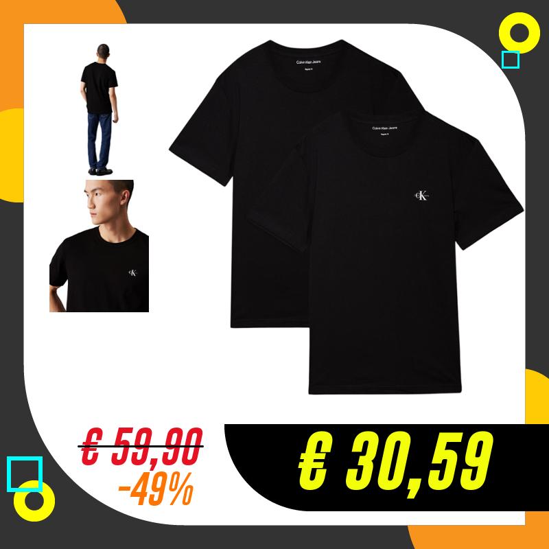 Calvin Klein Jeans T-Shirt Maniche Corte Uomo Confezione da…