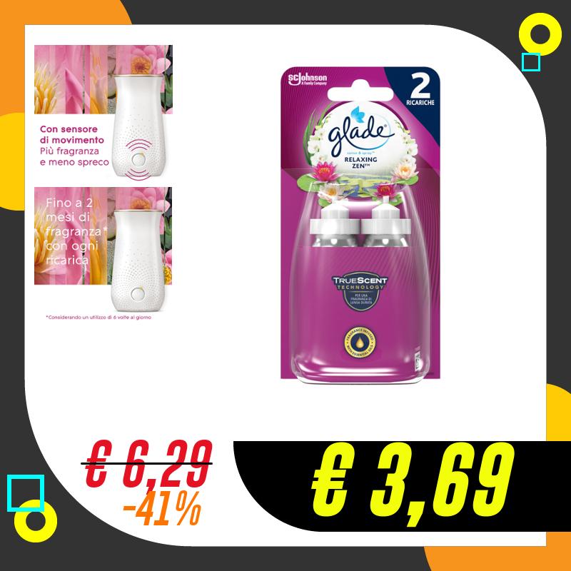 Glade Sense & Spray Doppia Ricarica, Deodorante per Ambienti…