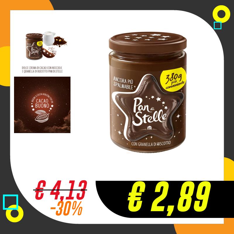 Pan di Stelle Crema Spalmabile di Cacao, Nocciole e…